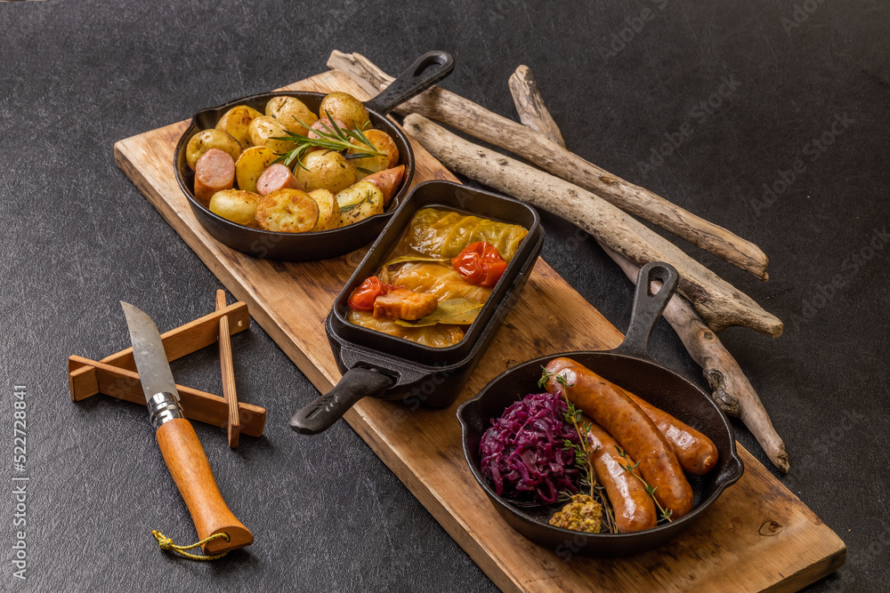 ジャーマンポテト　German potatoes made in a cast iron