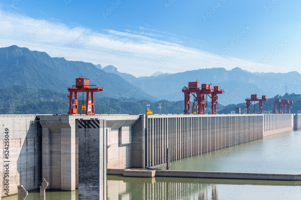 三峡大坝关闭