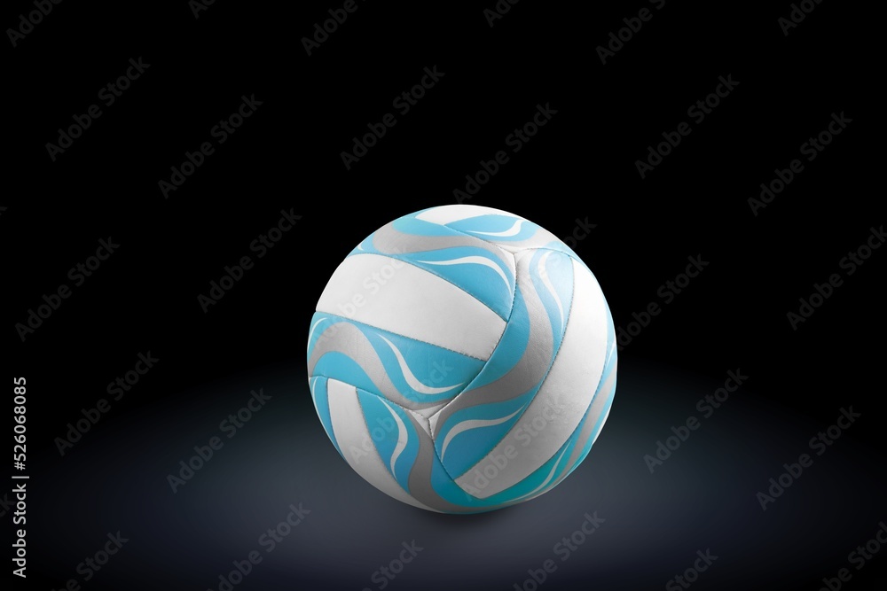 A ball Football compact size and foam core on the background