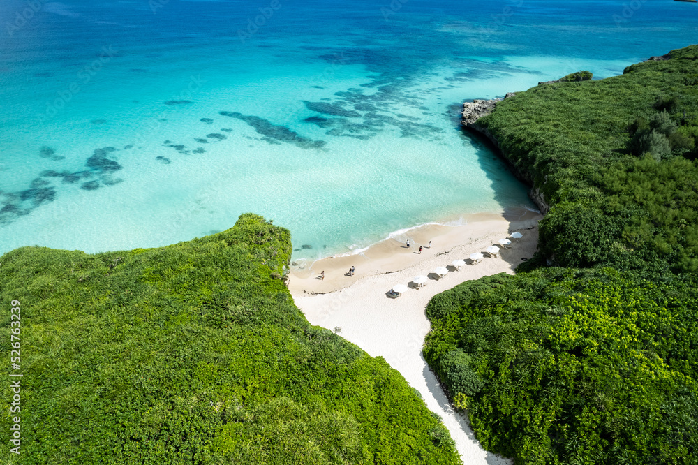 沖縄県・宮古島・砂山ビーチ・ドローン空撮