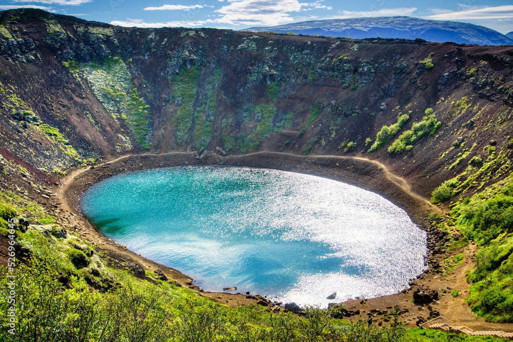 克里德-冰岛的火山口