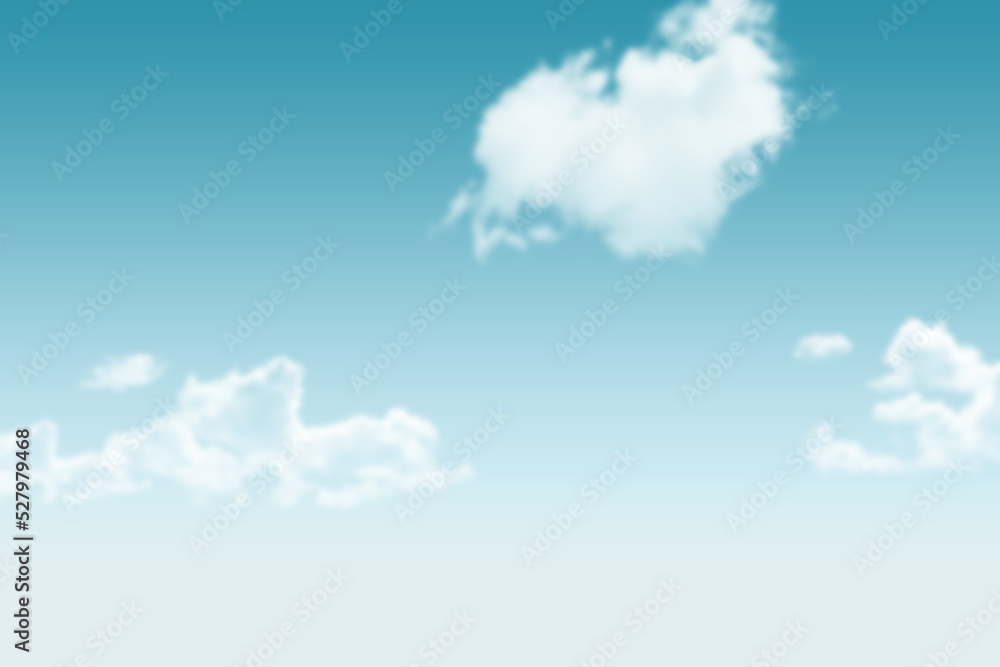 Tranquil view of white clouds in sky