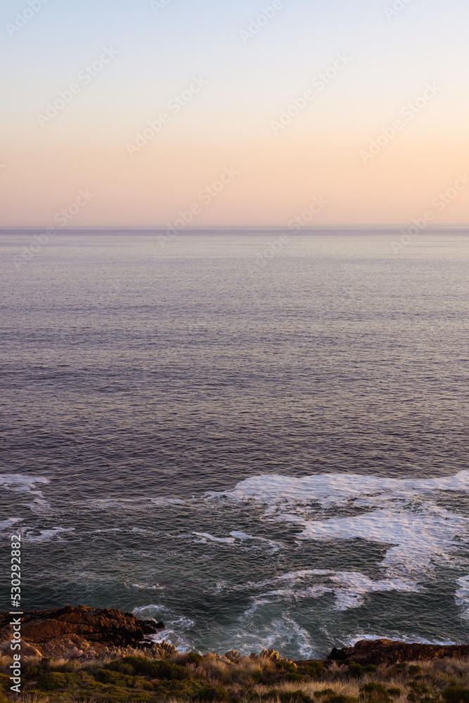 海滩和海洋景观的构成