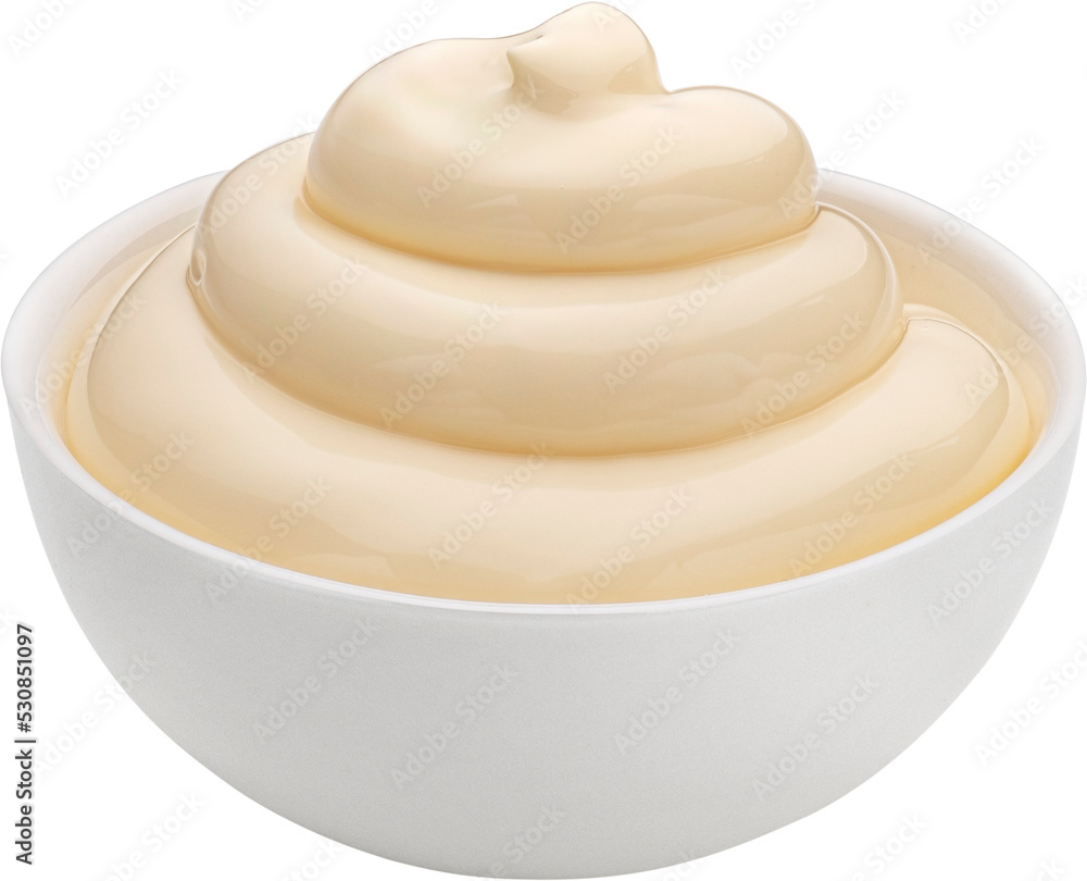 Mayonnaise sauce isolated