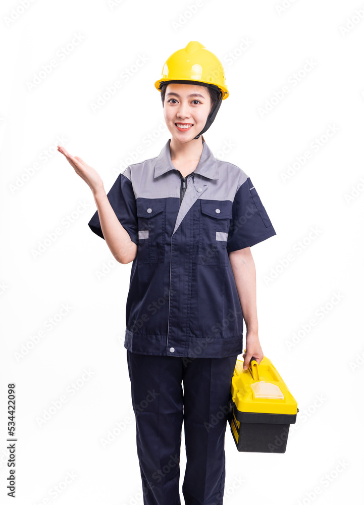 worker holding a clipboard