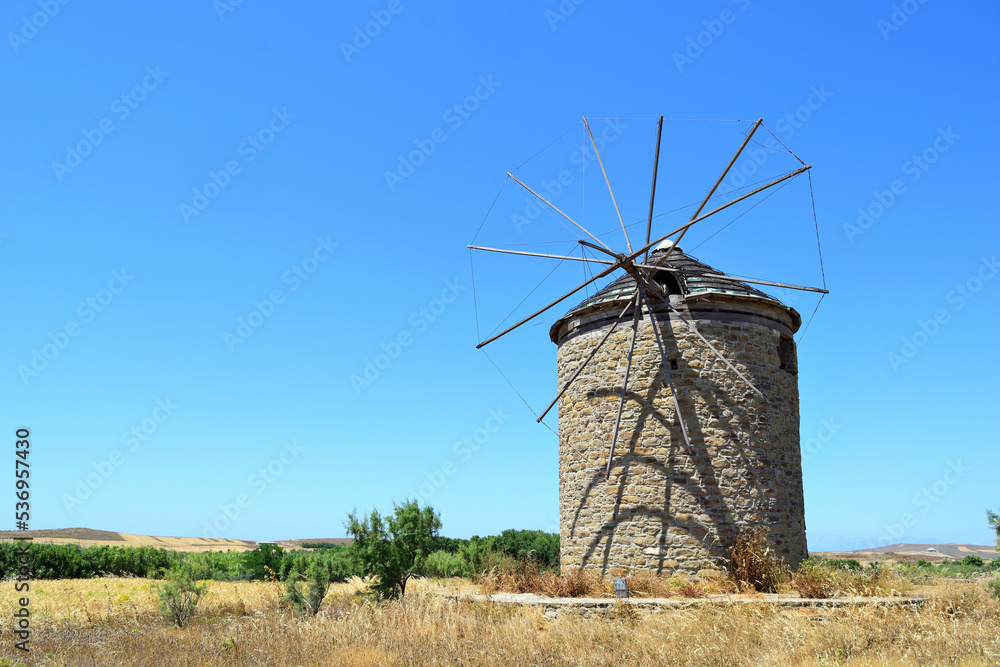 windmill in the countryside