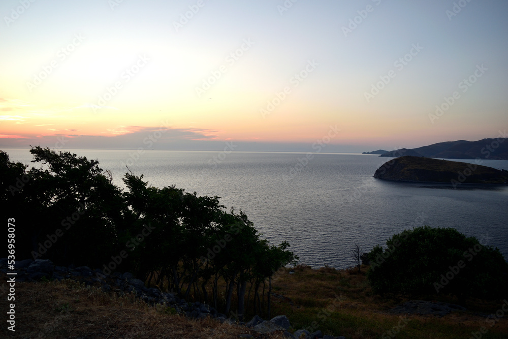 海上日落