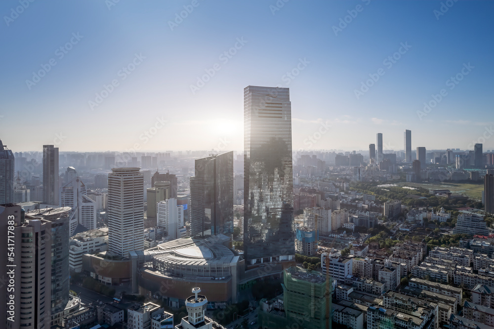 无锡市现代建筑景观航拍