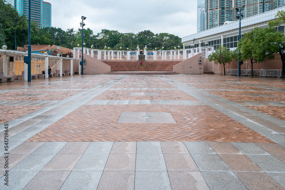 户外城市现代广场风光街景