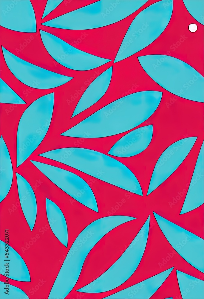 Lovely seamless floral pattern, 2d illustrated.