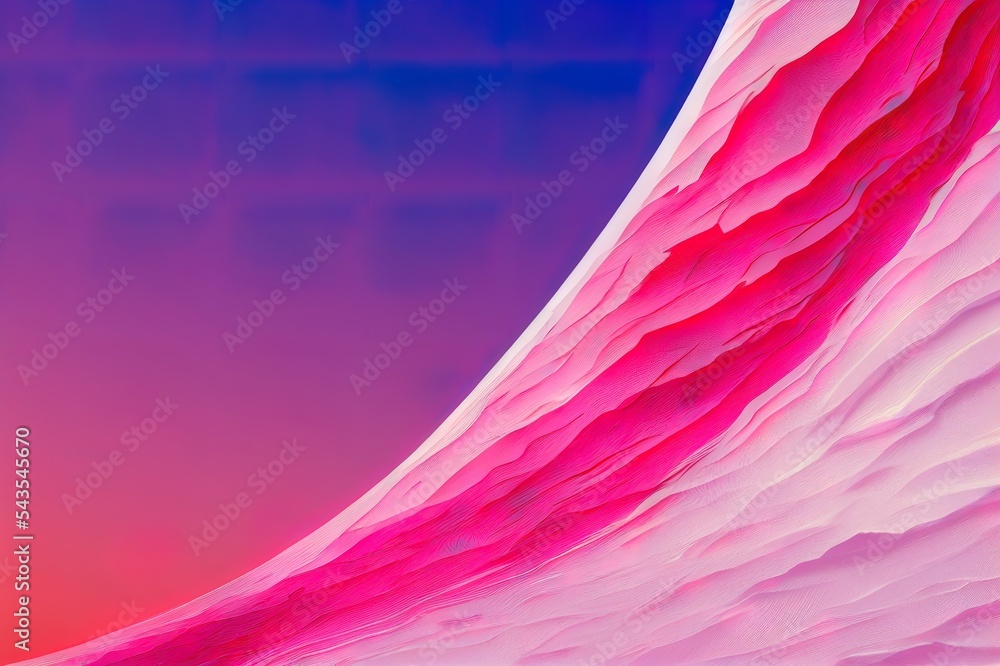 Pink And Red Gradient With White Creamy Wave Texture Background Good For Wallpaper And Social Media 