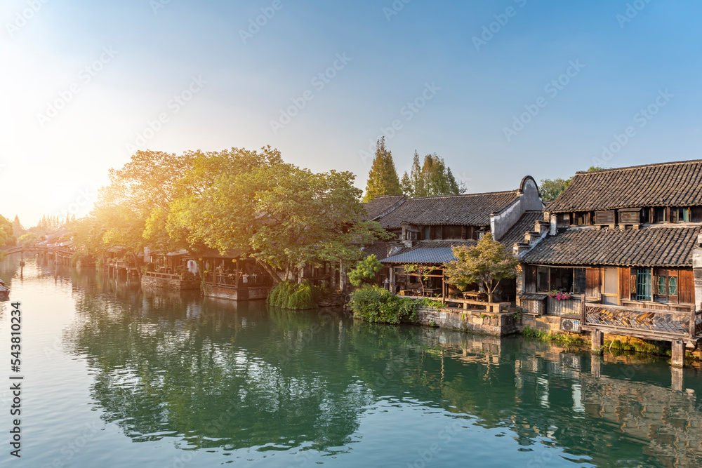 中国乌镇风景特写