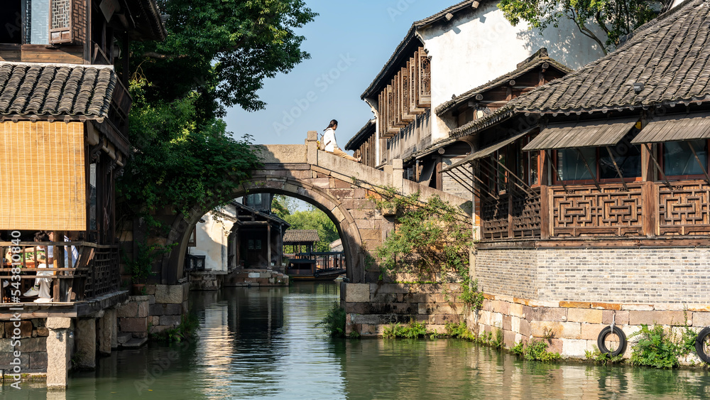 中国乌镇风景特写