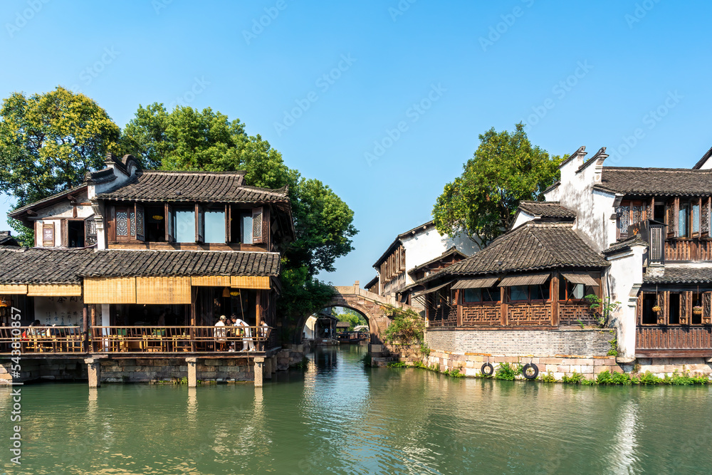 中国乌镇风景特写