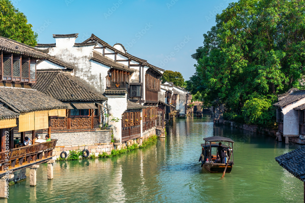 中国乌镇风景特写