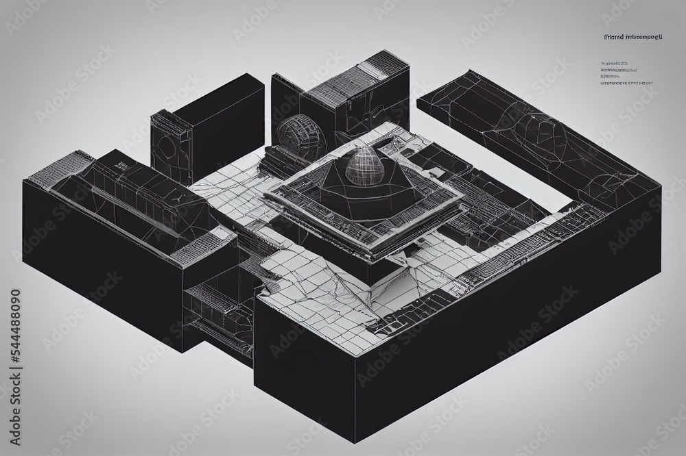 工程设计师设计3D cad软件程序工业发动机模型机械尺寸d