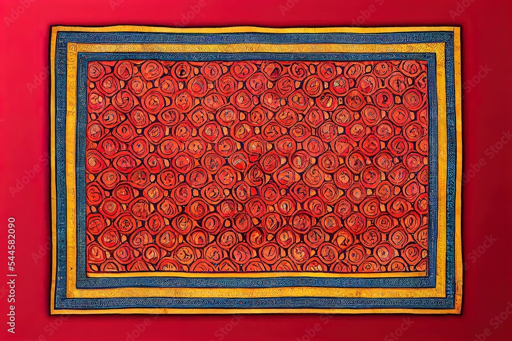 女士传统数字Madhubani（Kalamkari）Dupatta