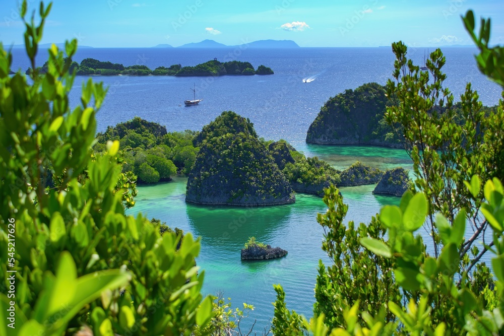 Piaynemo geosite view, Raja Ampat, West Papua, Indonesia