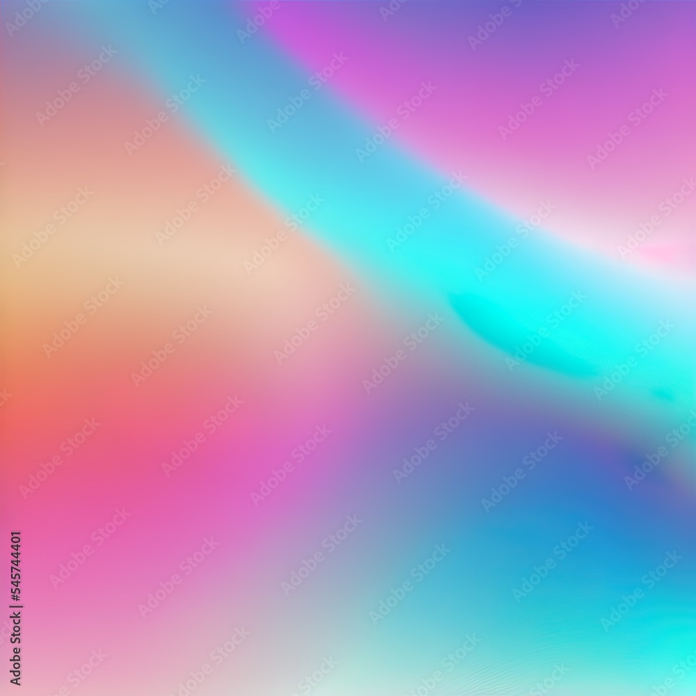 Gradient mesh abstract background. Vibrant holographic backdrop with gradient mesh. 90s, 80s retro s