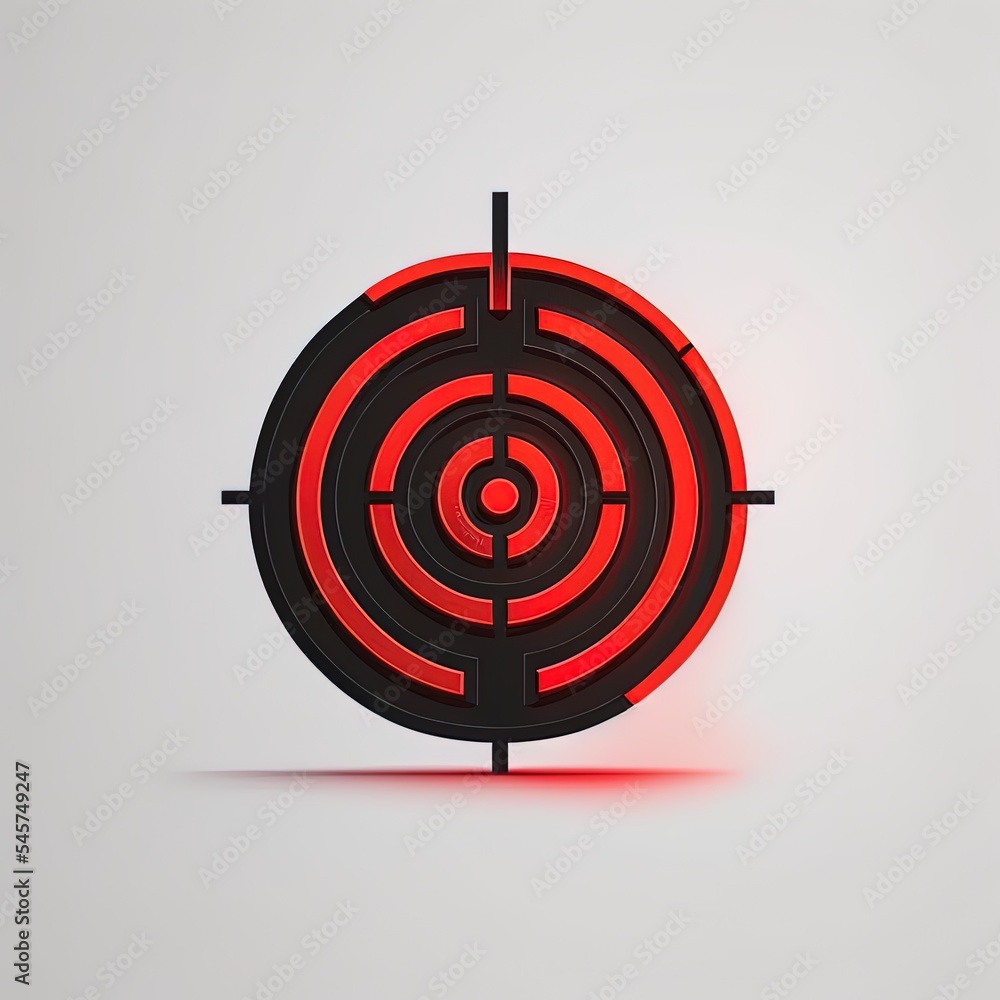 target icon. sign design