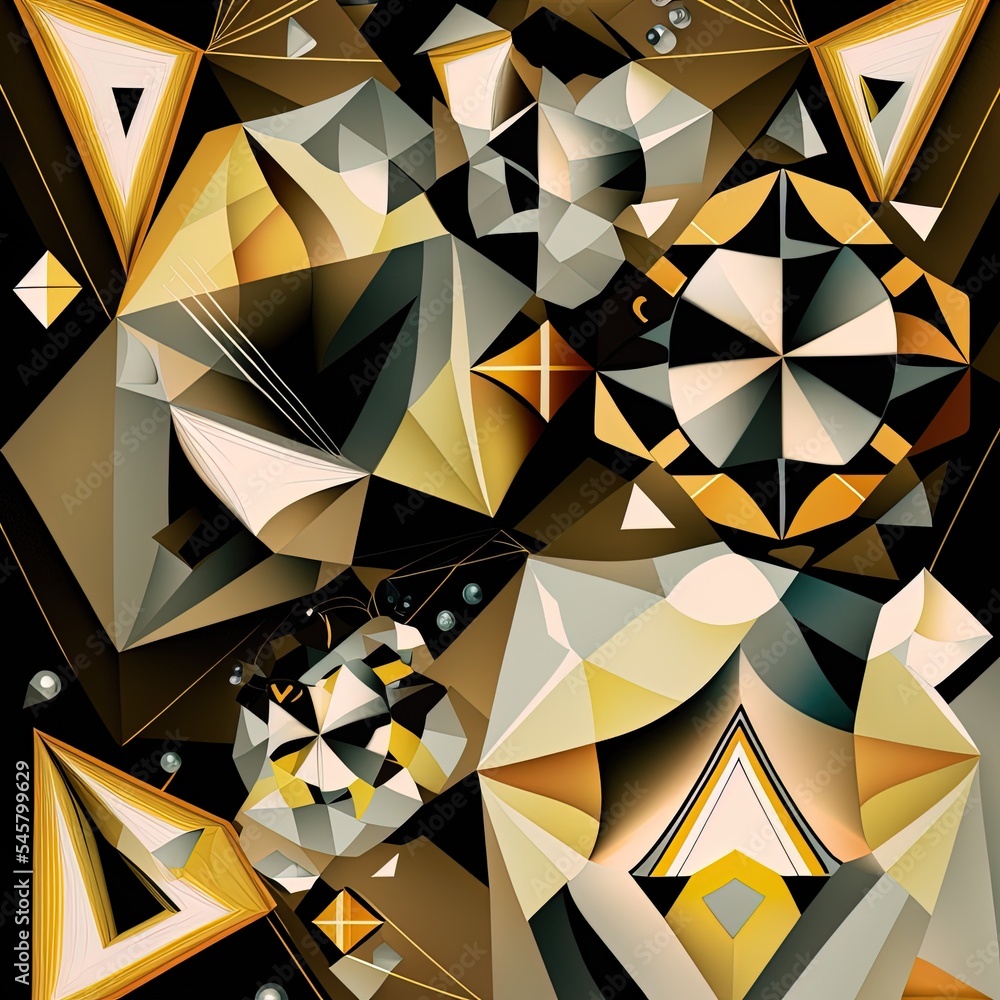 beautiful geometric shapes graphic for decorative web pages computer and mobile wallpapers and gift 