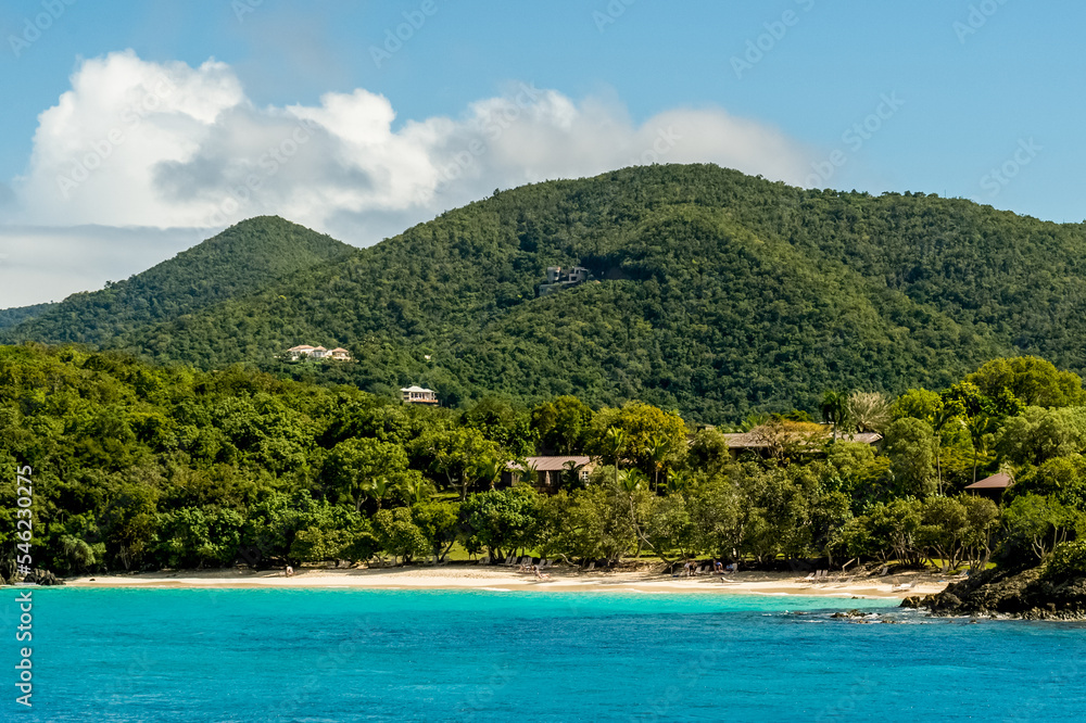 加勒比海和岛屿的自然景观