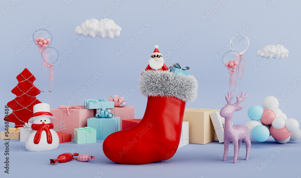 Creative Christmas C4D format