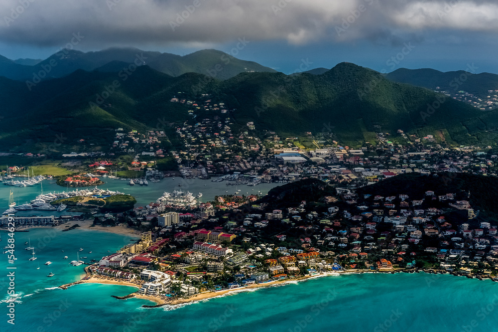 加勒比海和岛屿的自然景观