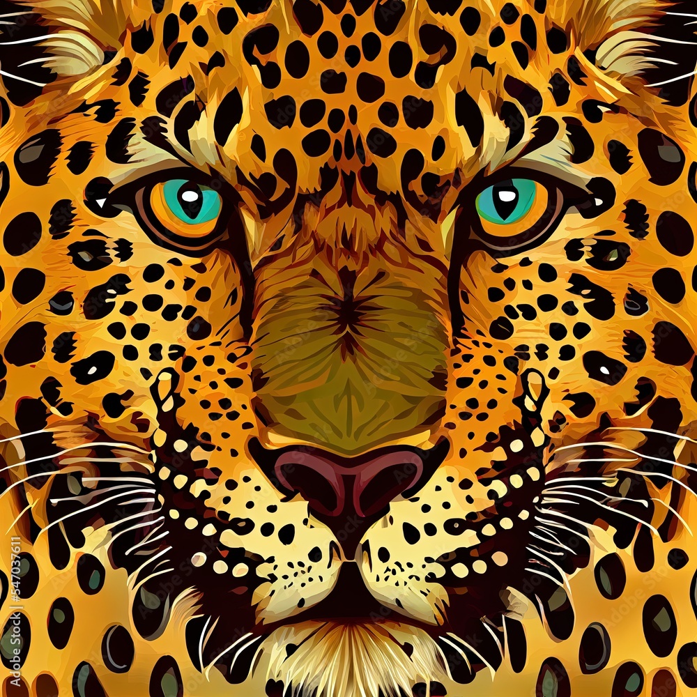 Animal print, leopard texture background