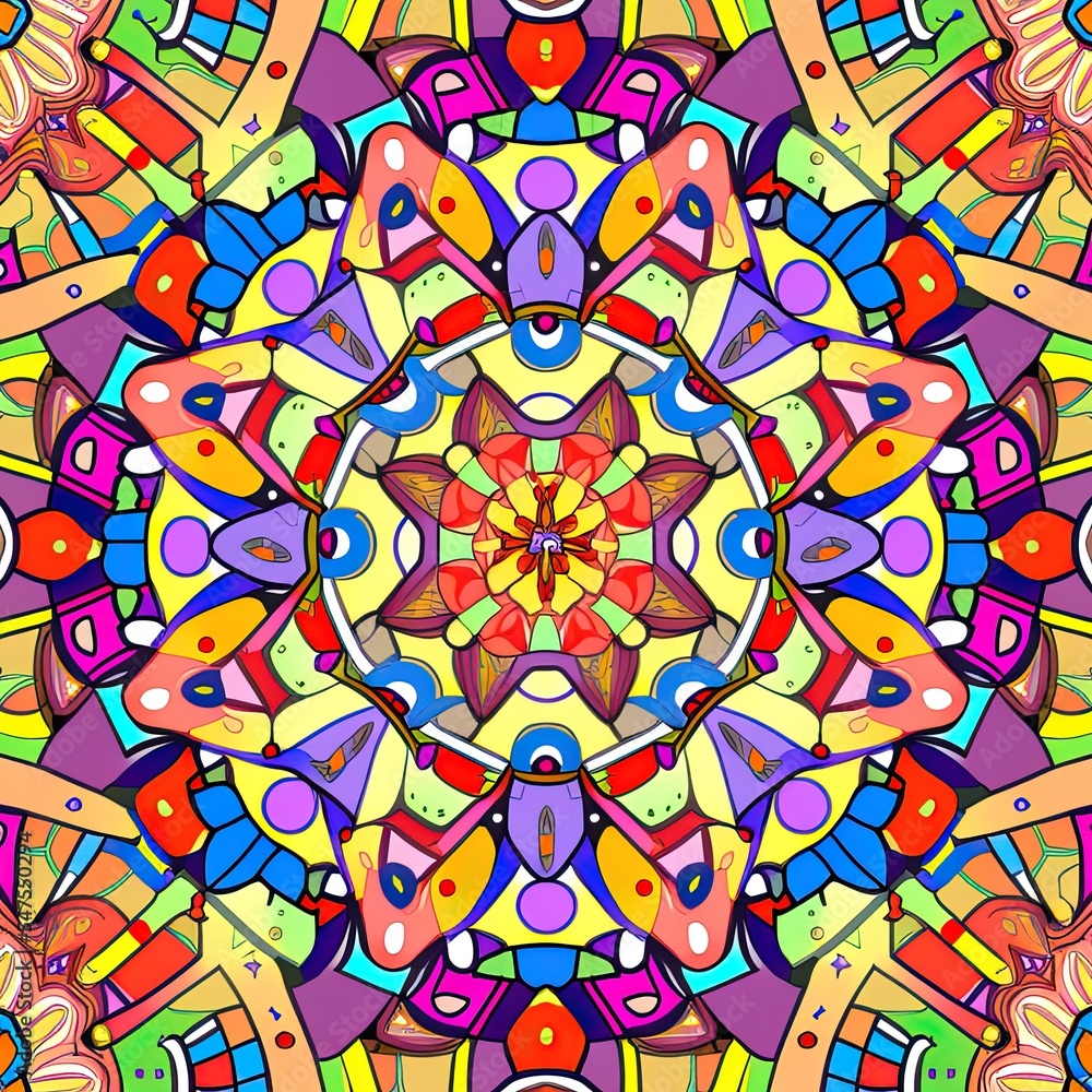 abstract kaleidoscope background