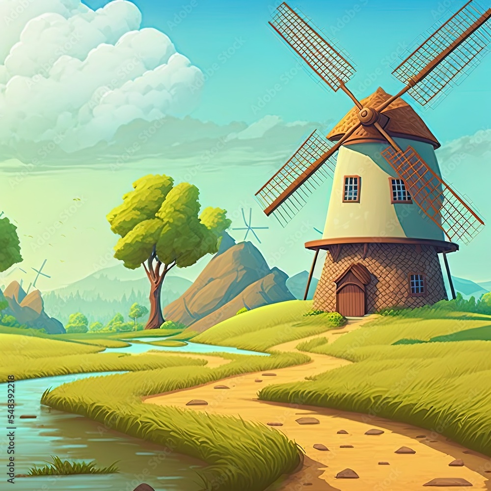 Windmill Landscape