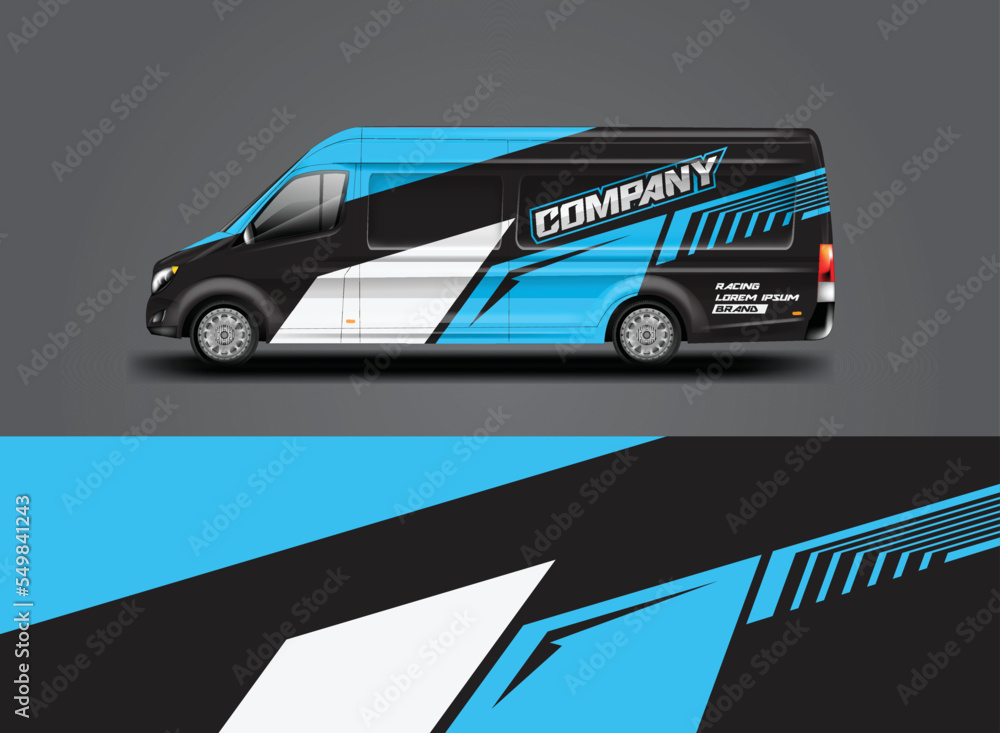 Van Wrap Livery设计。为Van量身定制的印花包裹设计。