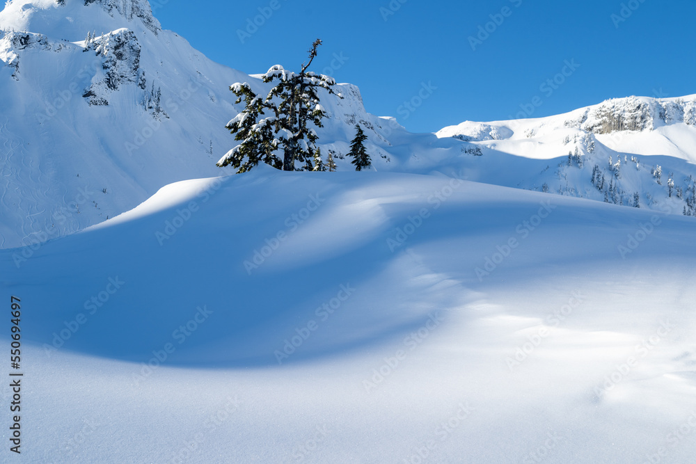 winter mountain landscape