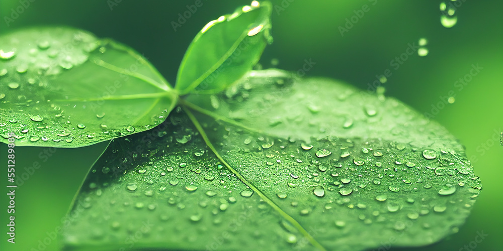 Green leaf background close up view. Nature foliage abstract of leave texture for showing concept of