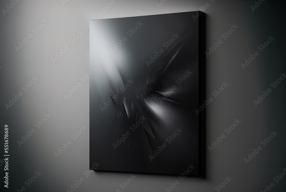 Using a studio wall as a background, an abstract luxury blurry dark grey and black gradient displays