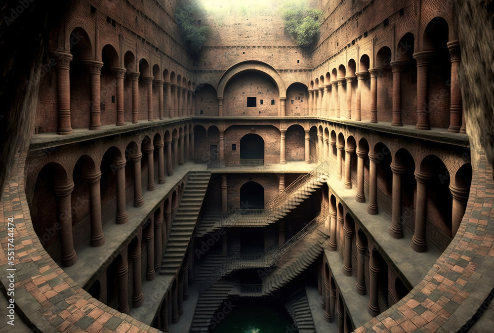 印度新德里拥有Adrasen ki Baoli…世代人工智能