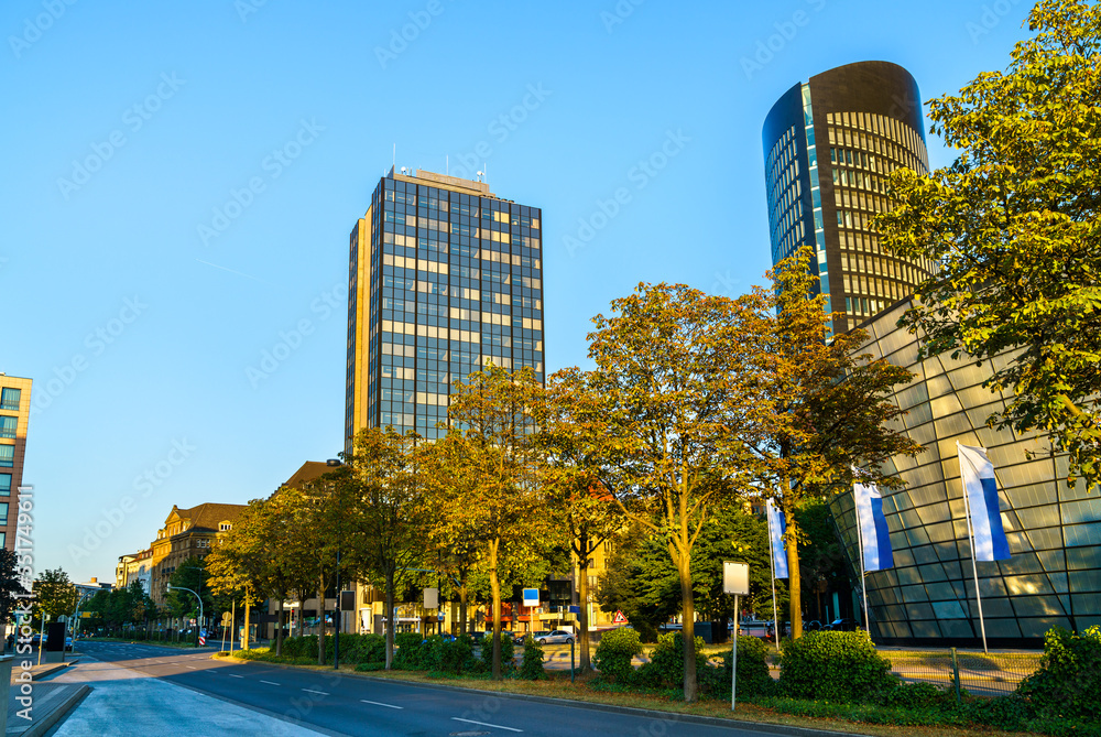 Cityscape of Dortmund in North Rhine-Westphalia, Germany