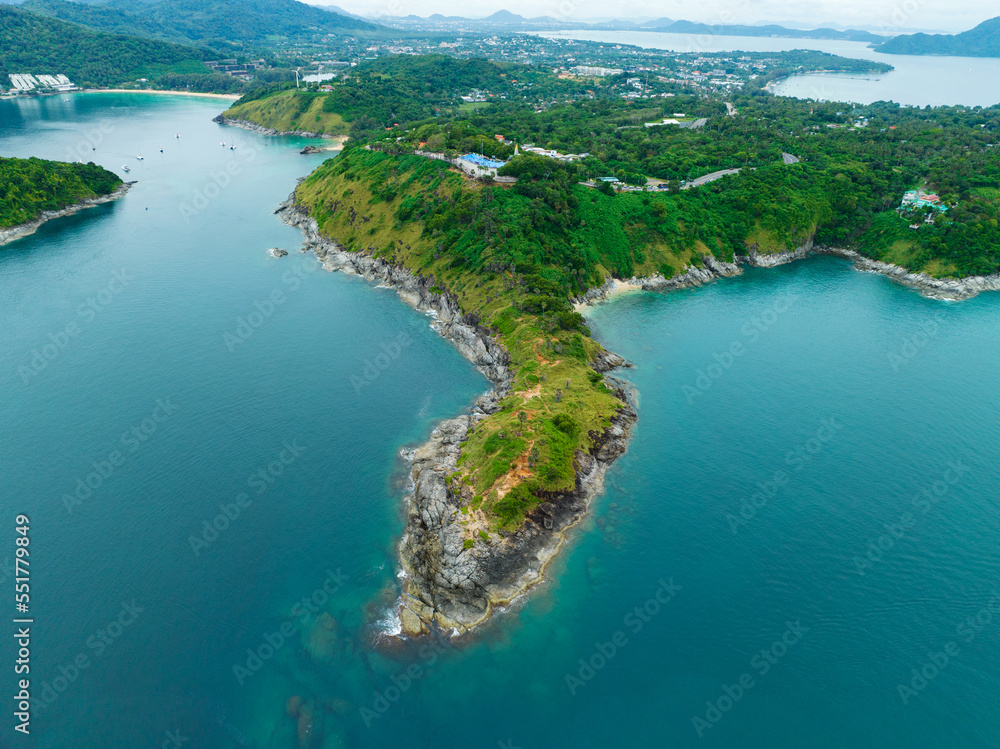 美丽热带海洋的壮丽景观自然风光，夏季可欣赏海岸风光