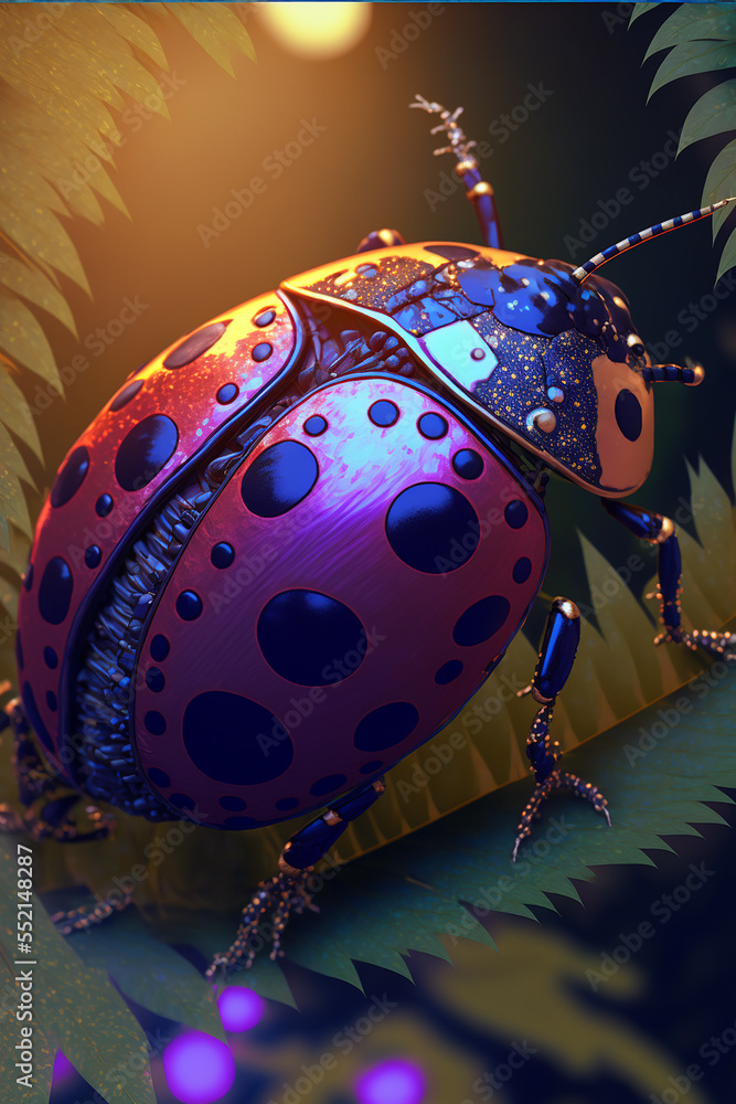 Lady bug. Generative Ai