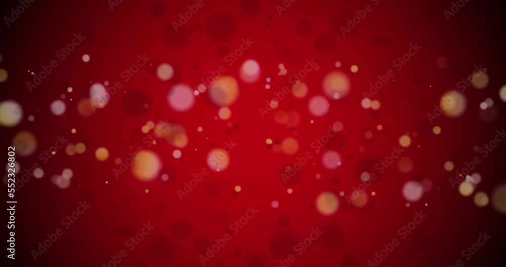 Image of light spots on red background