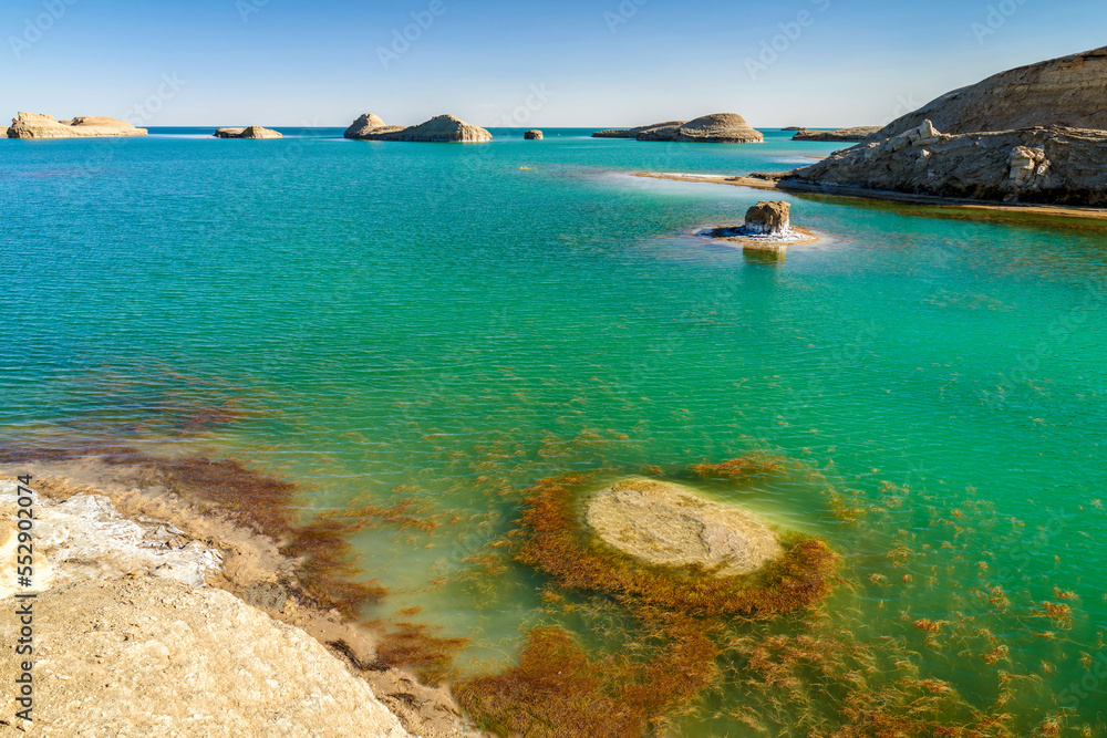 Usute Geopark scenic in Da Qaidam Haixi Prefecture Qinghai province, China.