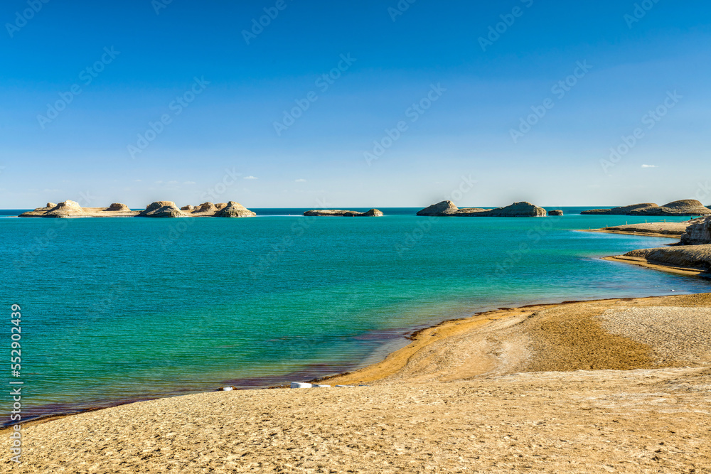 中国青海省大柴达木海西州乌苏特地质公园风景区。