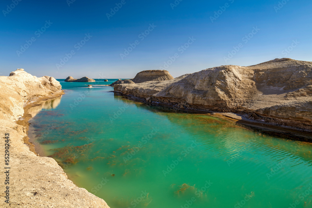 Usute Geopark scenic in Da Qaidam Haixi Prefecture Qinghai province, China.