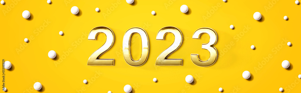 2023年白色糖果点新年主题-平躺