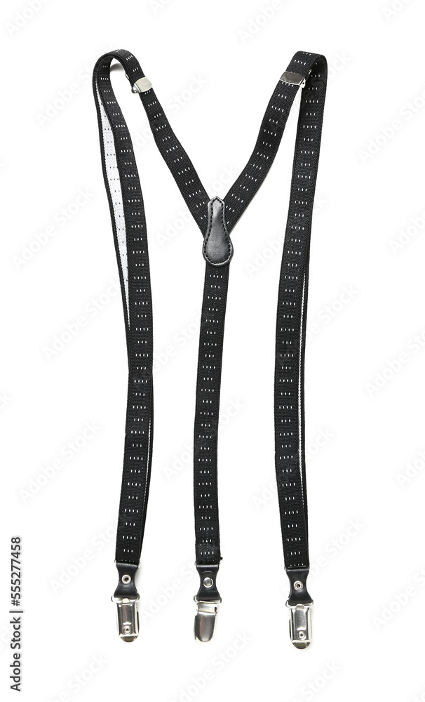 Suspenders isolated on white background