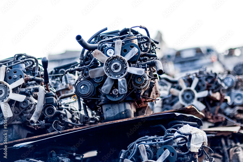 Used car parts on junk car market in Sharjah UAE