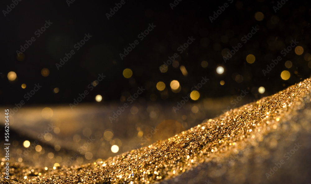 Bokeh Abstract Background with Glitter Lights. Blurred Soft vintage coloredBokeh Abstract Background