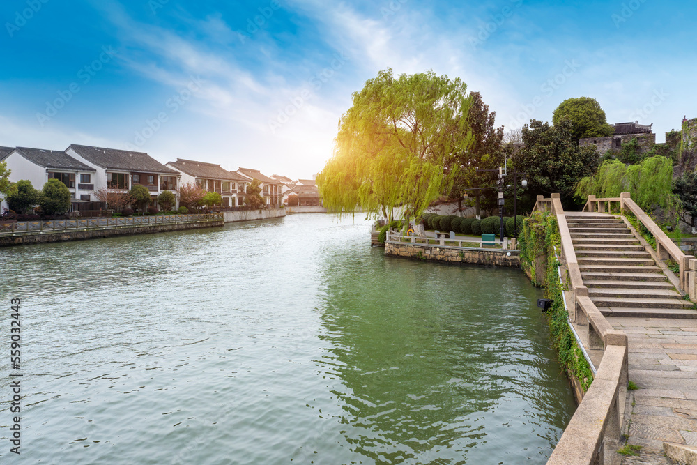 Architectural Landscape of Suzhou Ancient Town..