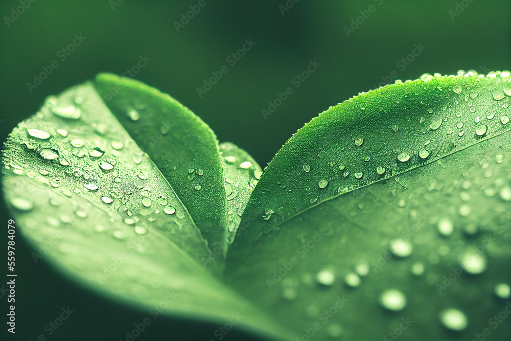 Green leaf background close up view. Nature foliage abstract of leave texture for showing concept of