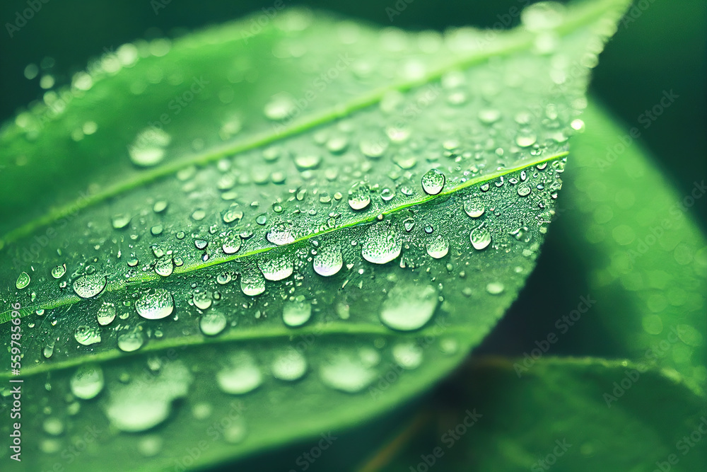 Green leaf background close up view. Nature foliage abstract of leave texture for showing concept of